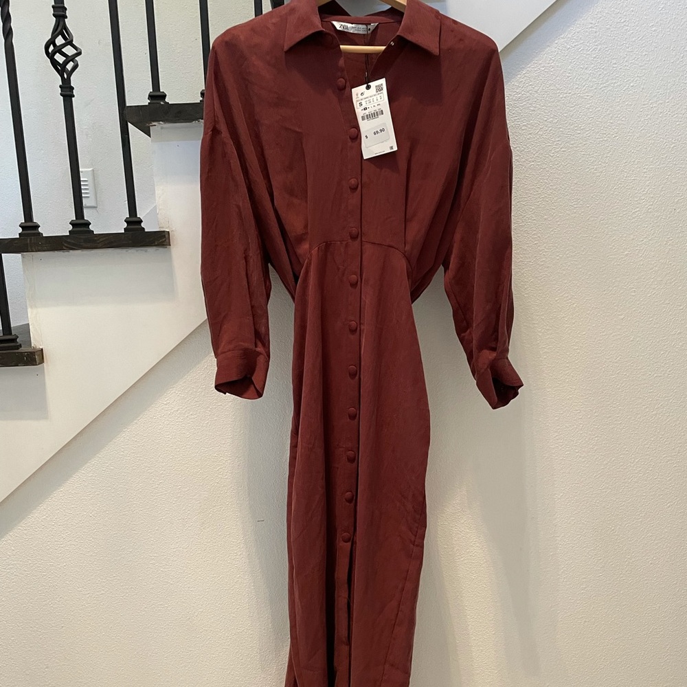 ZARA SIZE  SMALL MAXI DRESS